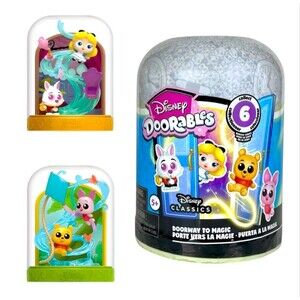 Disney Doorables Doorway to Magic Classics Blind Capsule Common Pooh Rare Alice